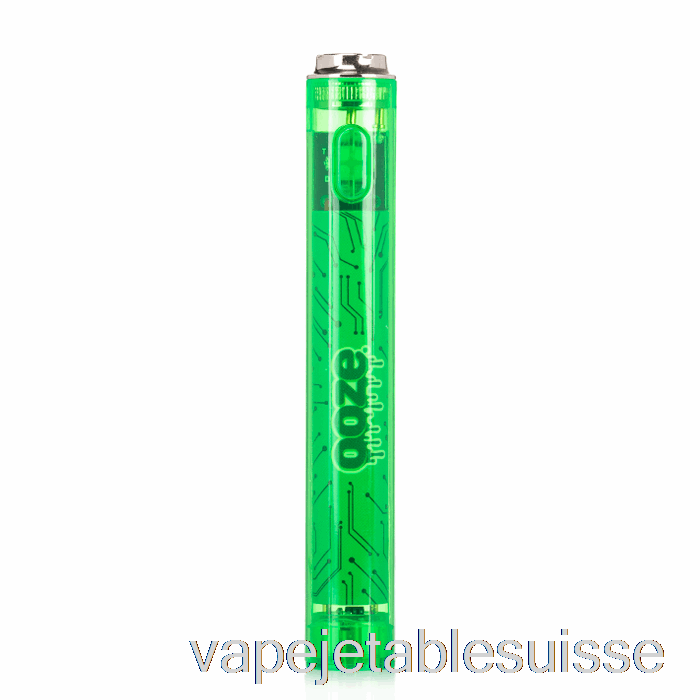 Vape Suisse Ooze Slim 400mah Clear 510 Vape Batterie Slime Vert